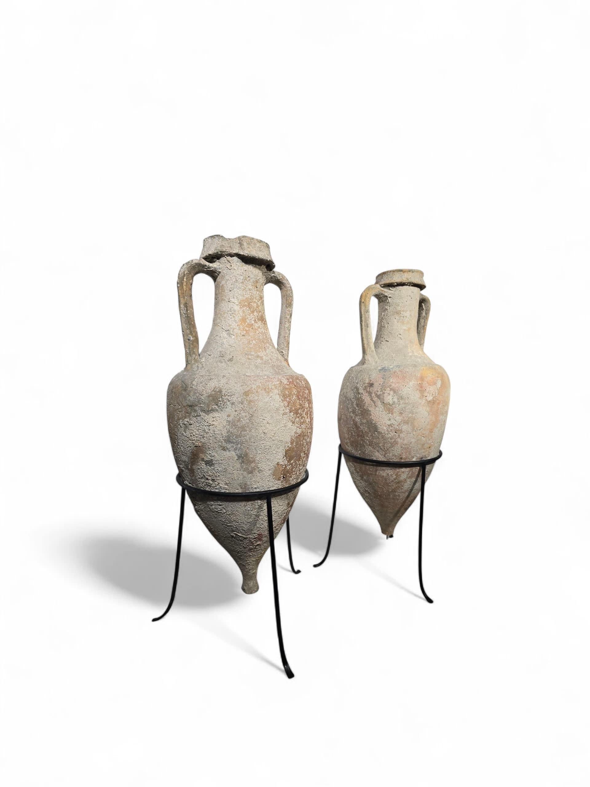 Coppia di Anfore romane in terracotta, III-I secolo a.C. in vendita 4