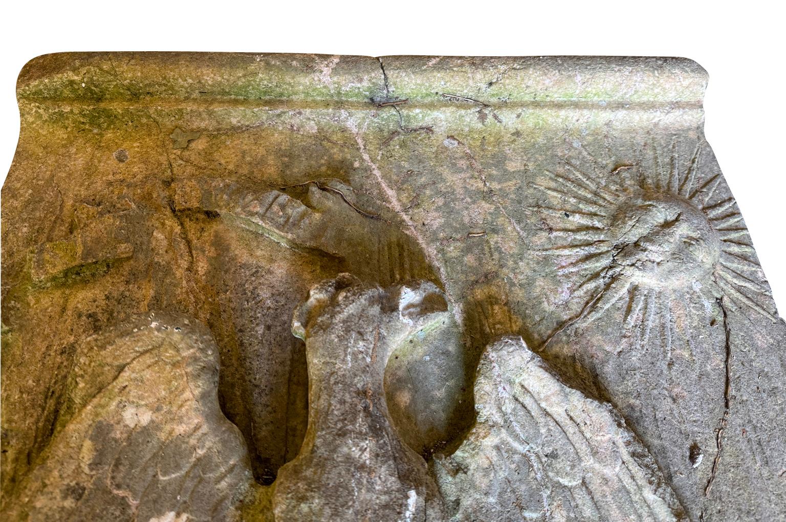Pair Of Romanesque Stone Blason - Coat Of Arms en venta 6