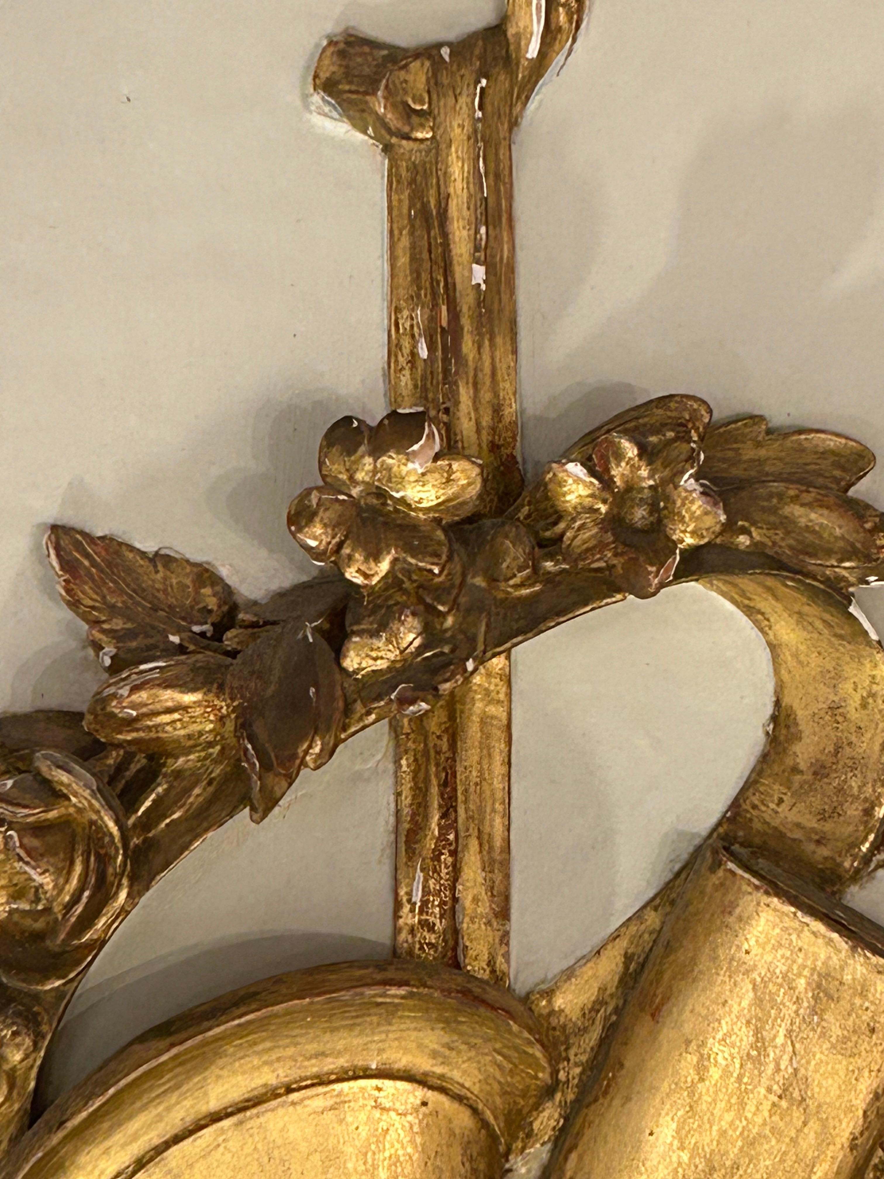 Par de Paneles de Chateau Franceses Románticos Rococo Ornamentados en venta 3