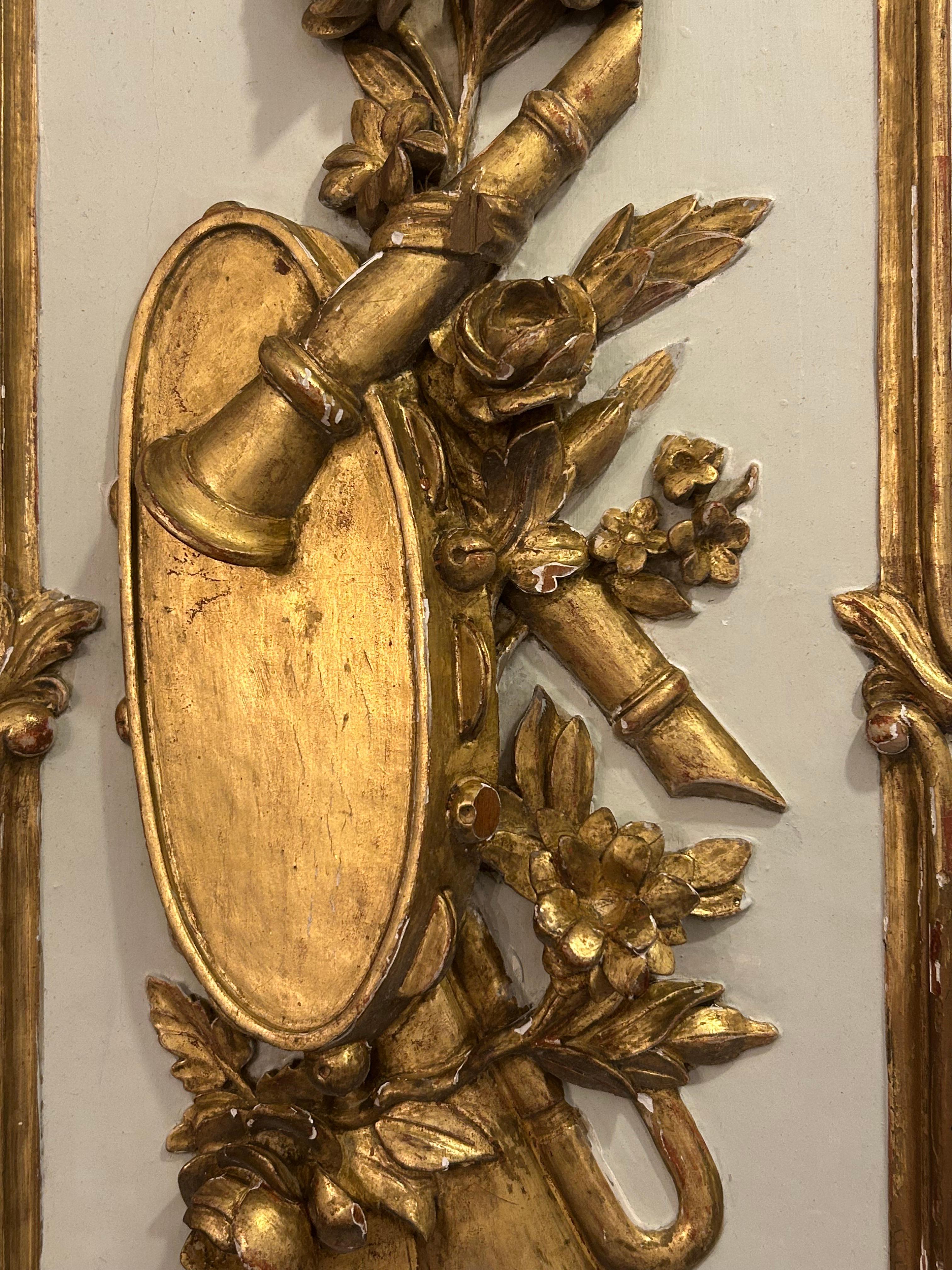 Par de Paneles de Chateau Franceses Románticos Rococo Ornamentados en venta 4
