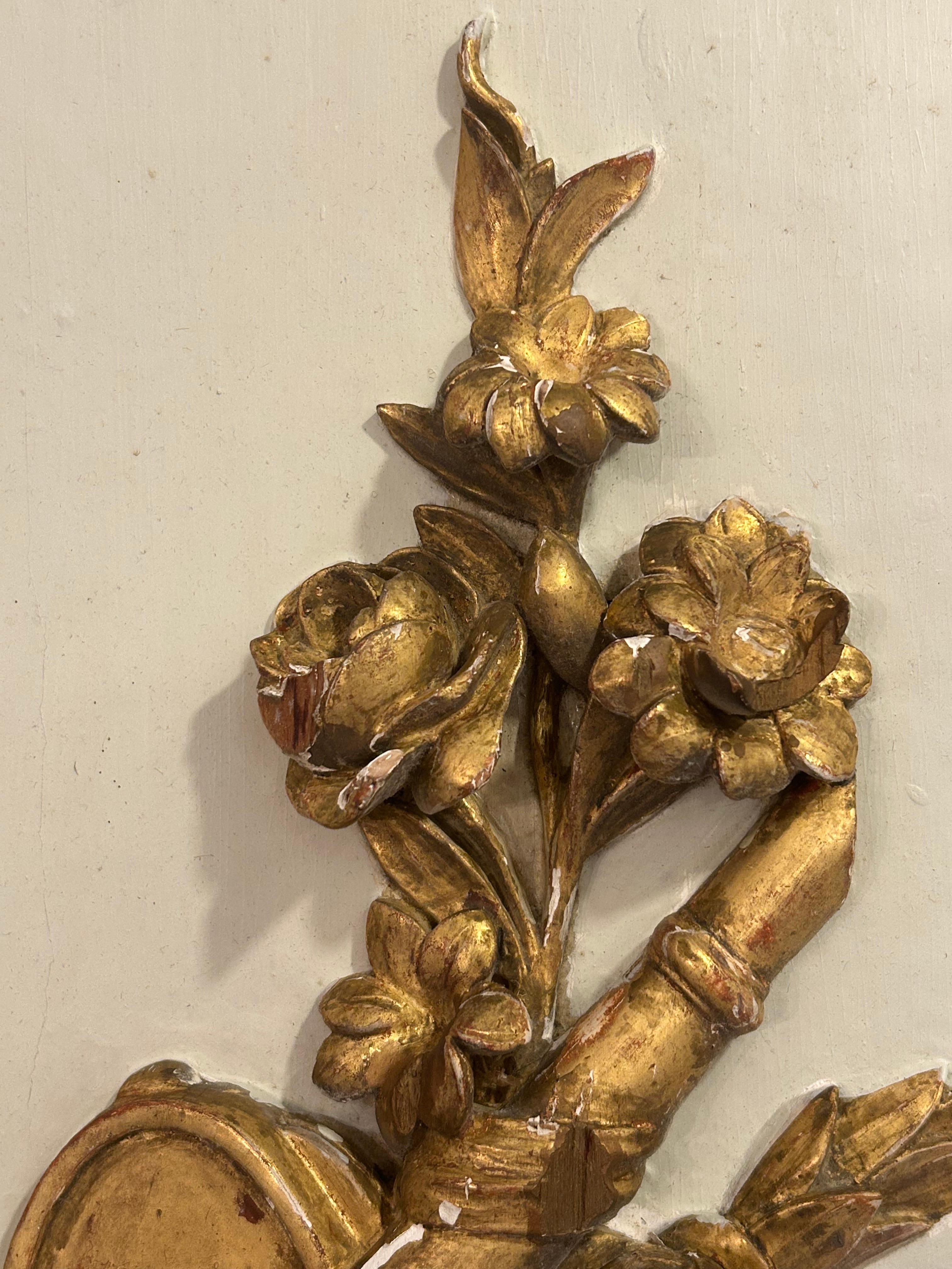 Par de Paneles de Chateau Franceses Románticos Rococo Ornamentados en venta 5