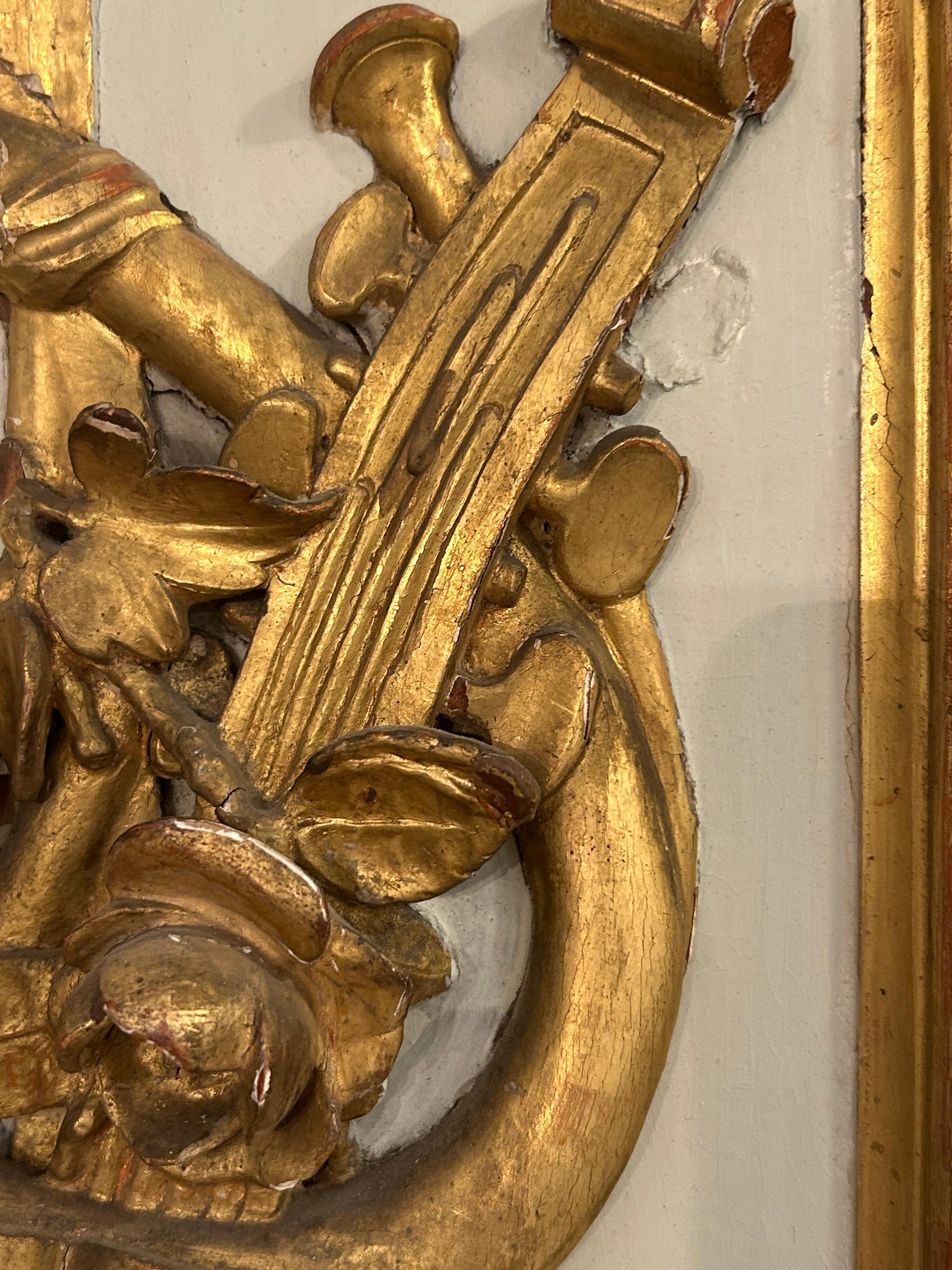 Par de Paneles de Chateau Franceses Románticos Rococo Ornamentados Francés en venta