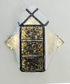 Pair of "Rombo" Brutalist Murano Sconces