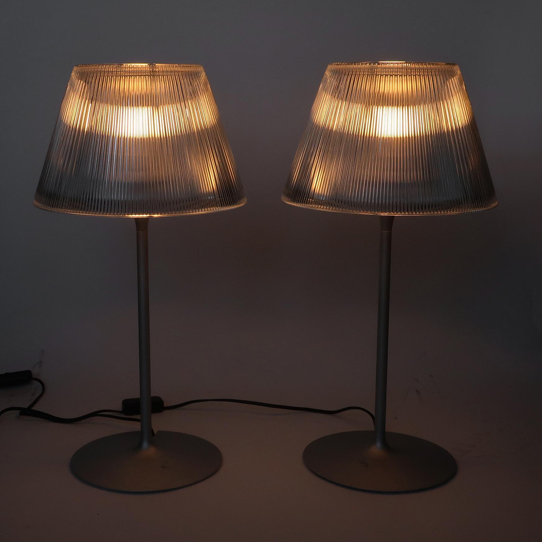 20th Century Pair of Romeo Moon Table Lamps by Philippe Stark for Flos