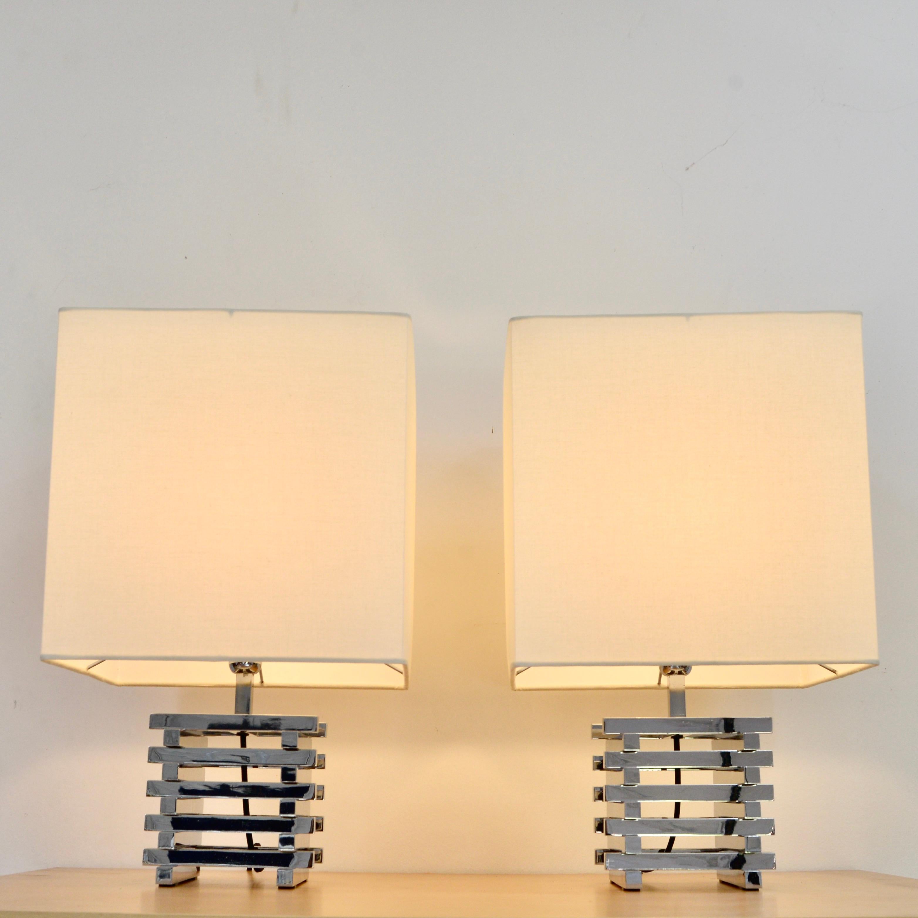 Mid-Century Modern Pair of Romeo Rega Table Lamps