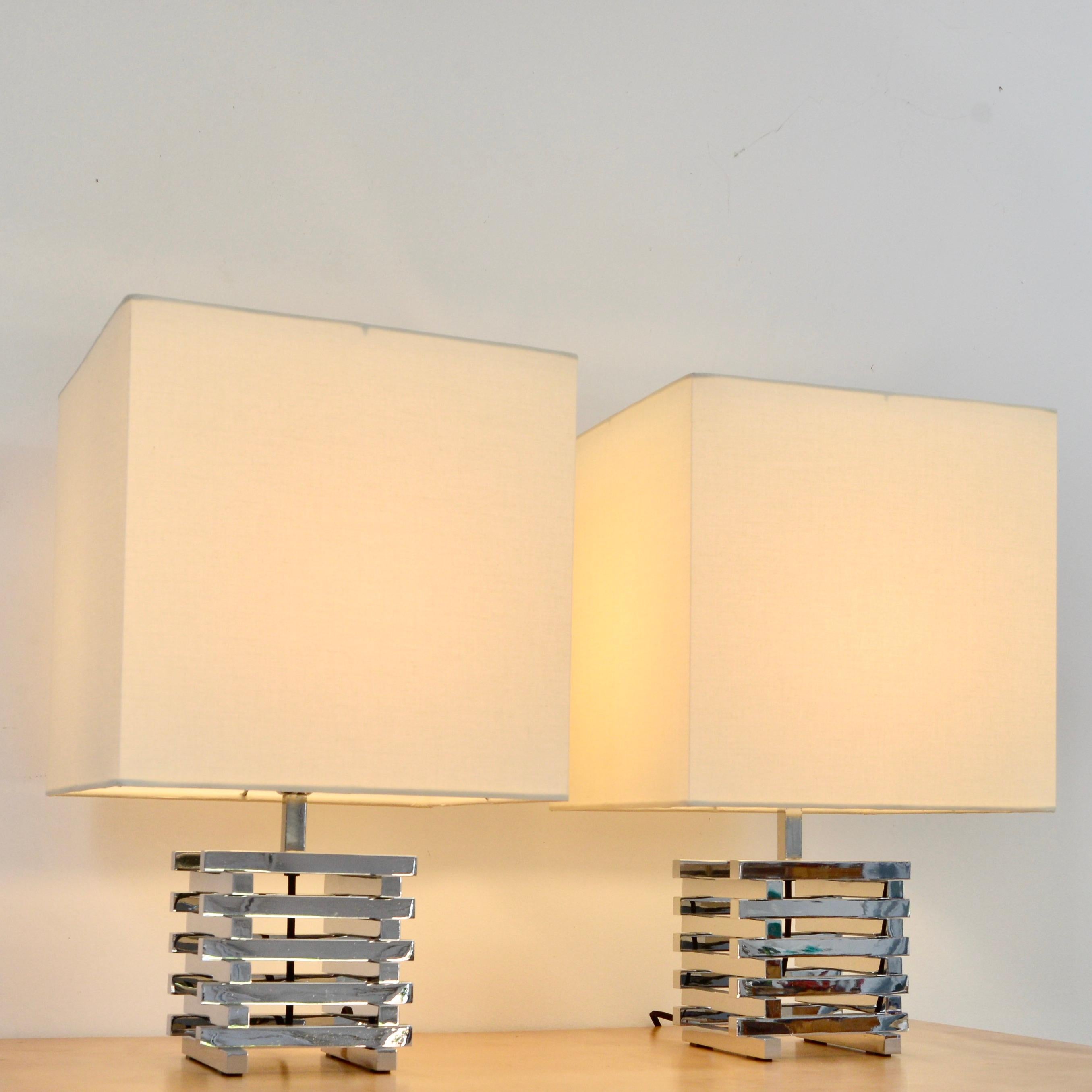 Italian Pair of Romeo Rega Table Lamps