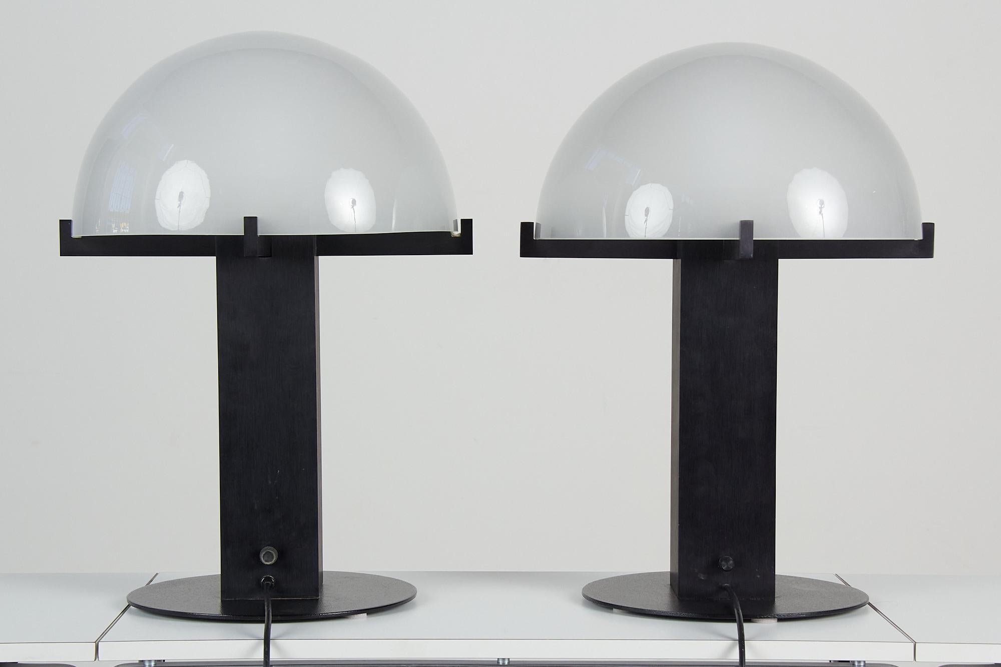 American Pair of Ron Rezek Table Lamps