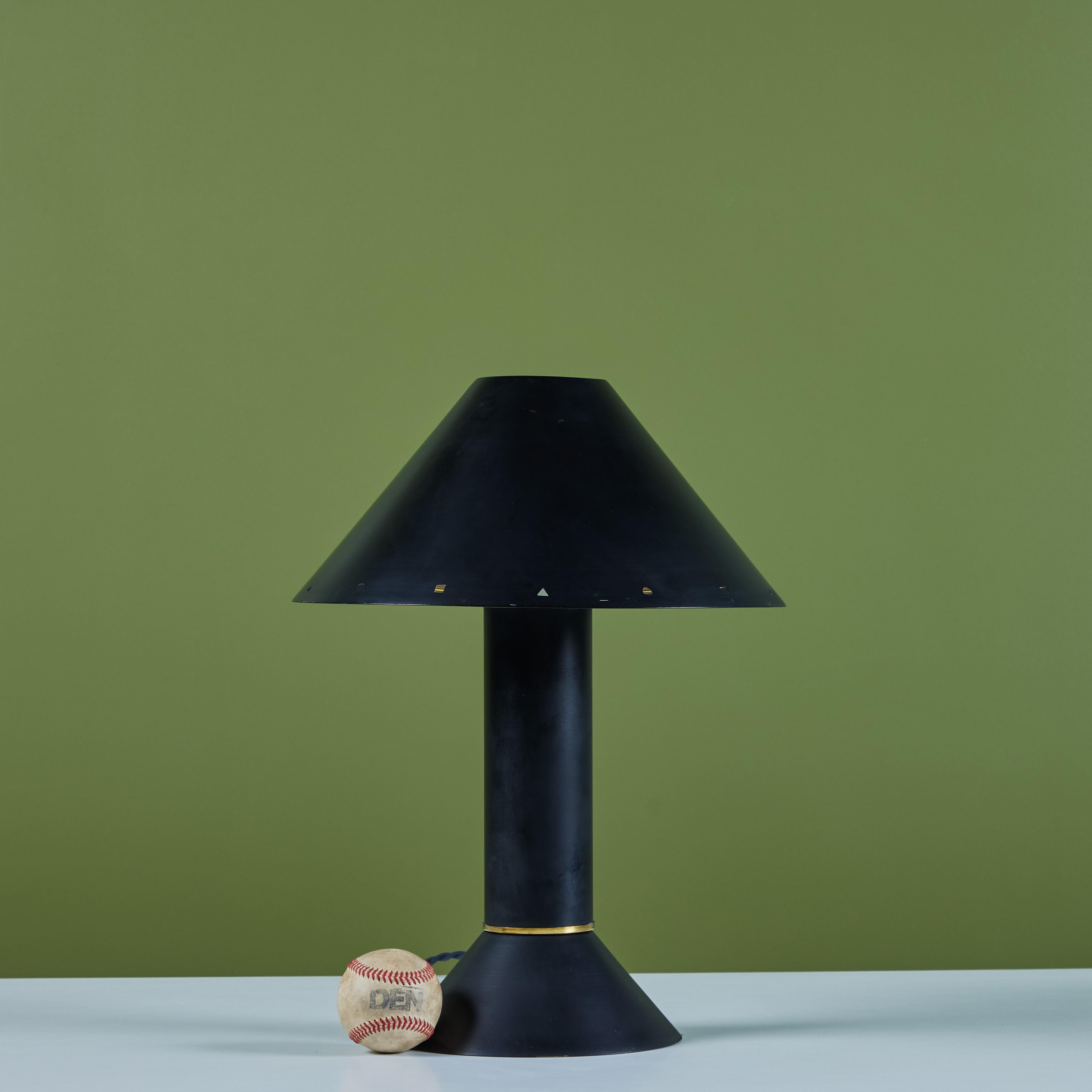 Late 20th Century Pair of Ron Rezek Table Lamps