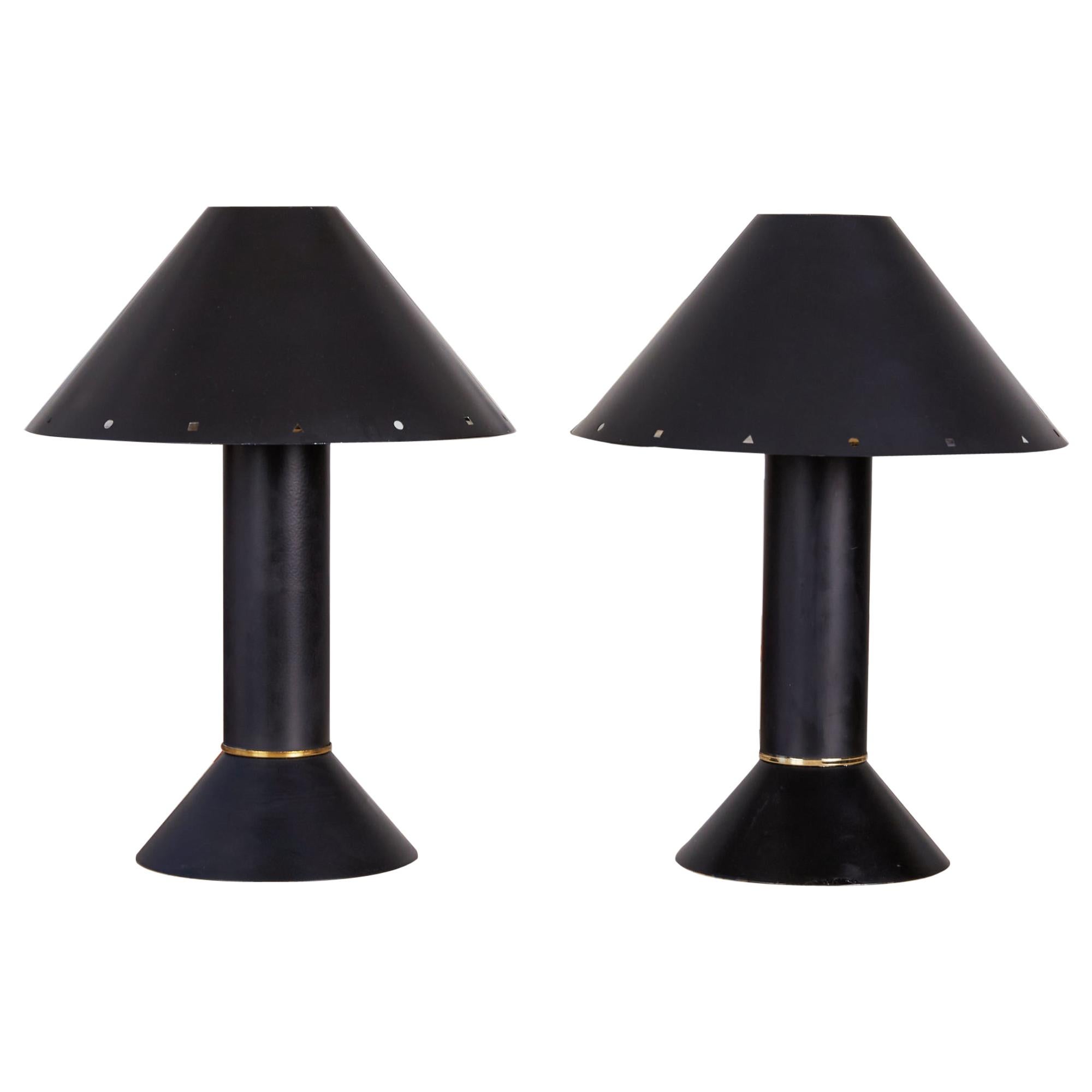 Pair of Ron Rezek Table Lamps