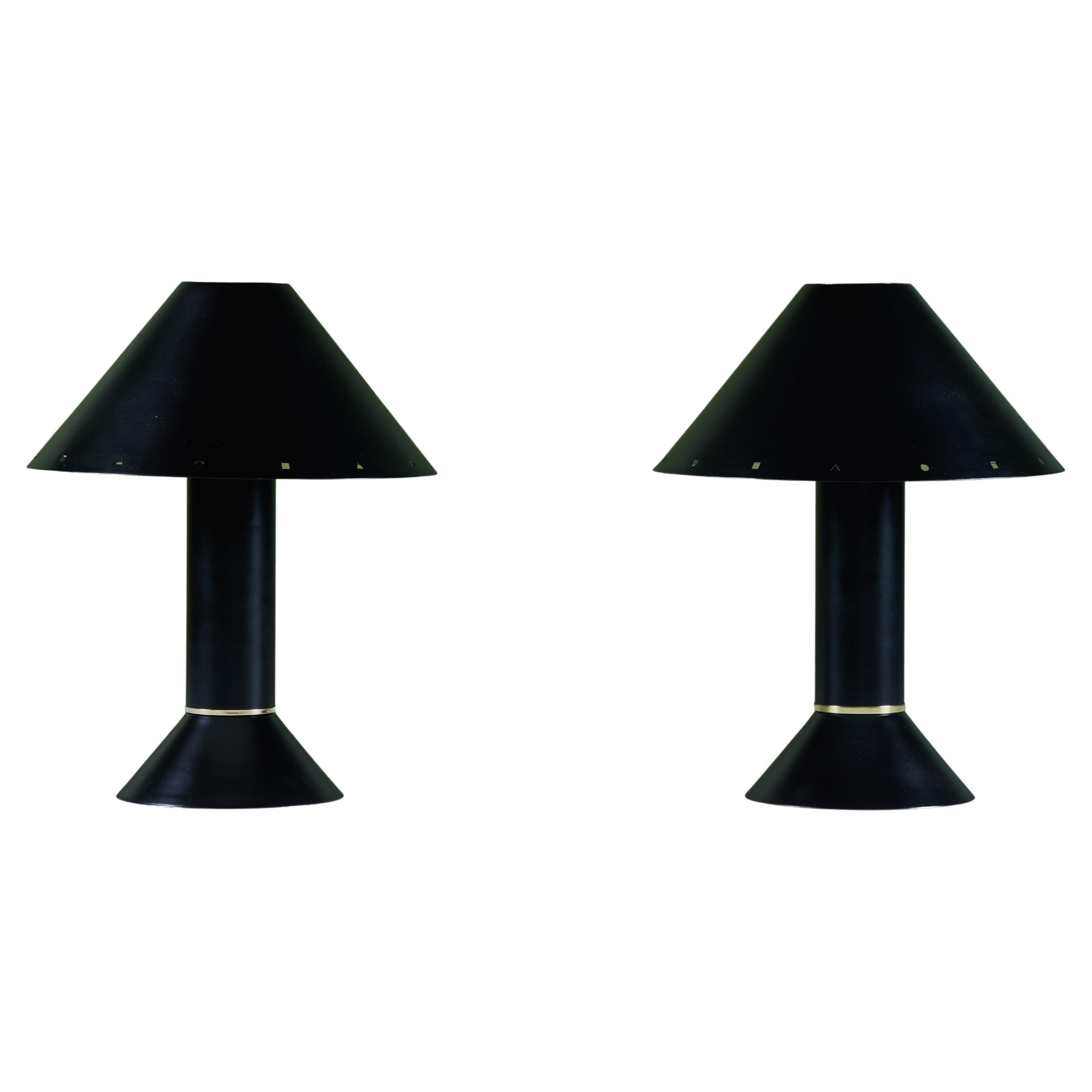 Pair of Ron Rezek Table Lamps