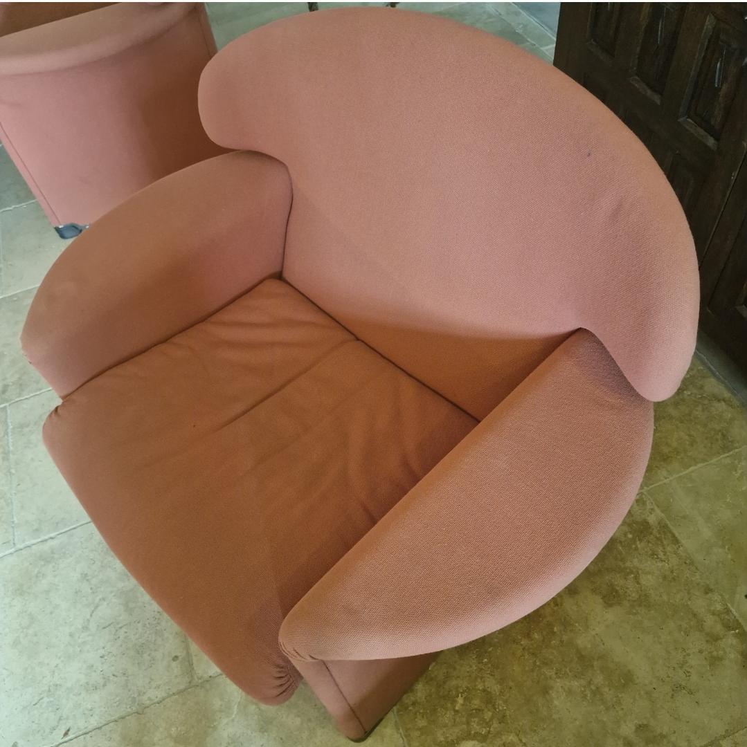 Pair of RONDA armchairs by Afra et Tobia Scarpa In Good Condition For Sale In Isle Sur Sorgue, FR