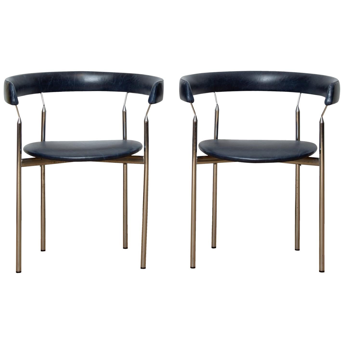Pair of 'Rondo' Chairs by Jan Lunde Knudsen, 1960s For Sale