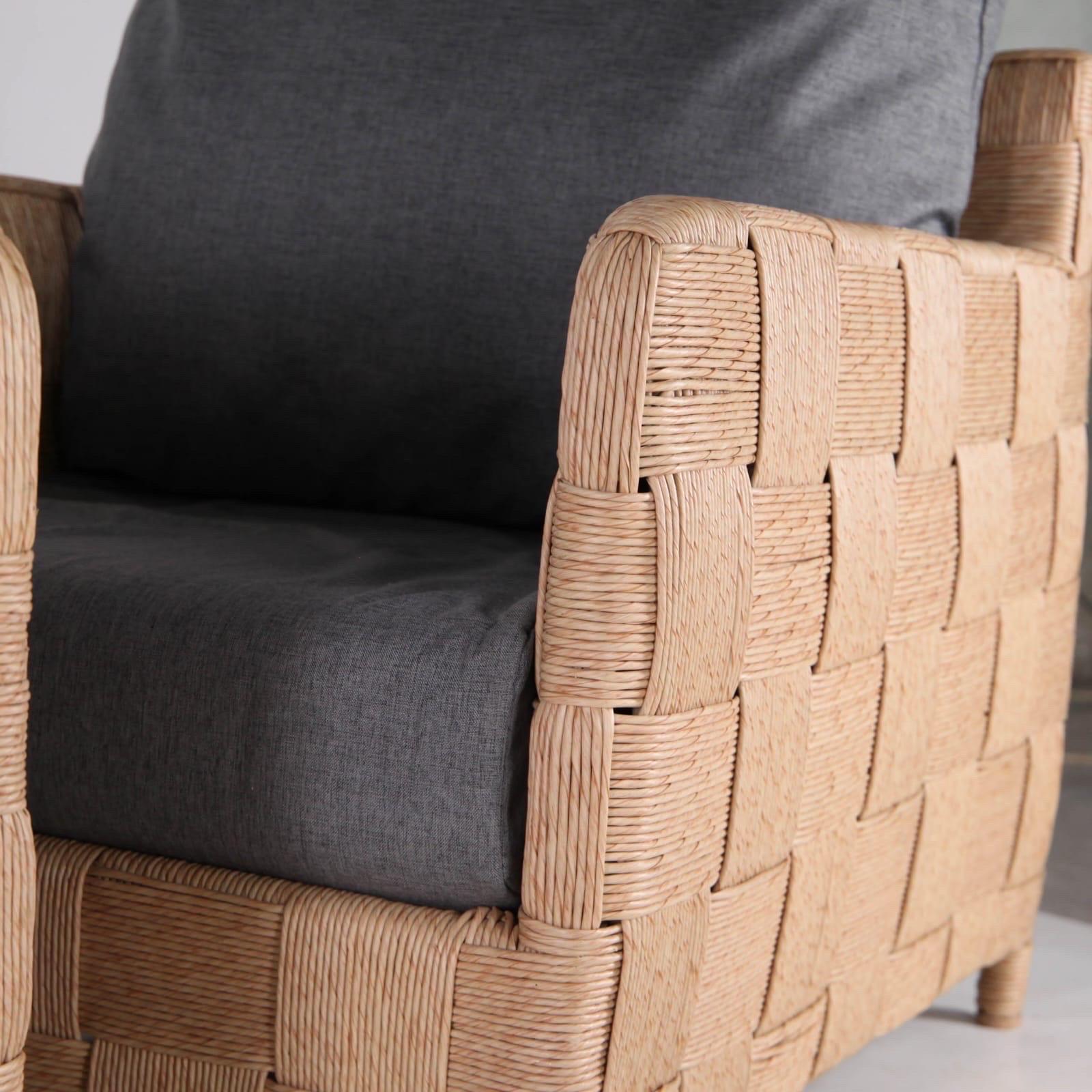 Paire de fauteuils en corde en vente 5
