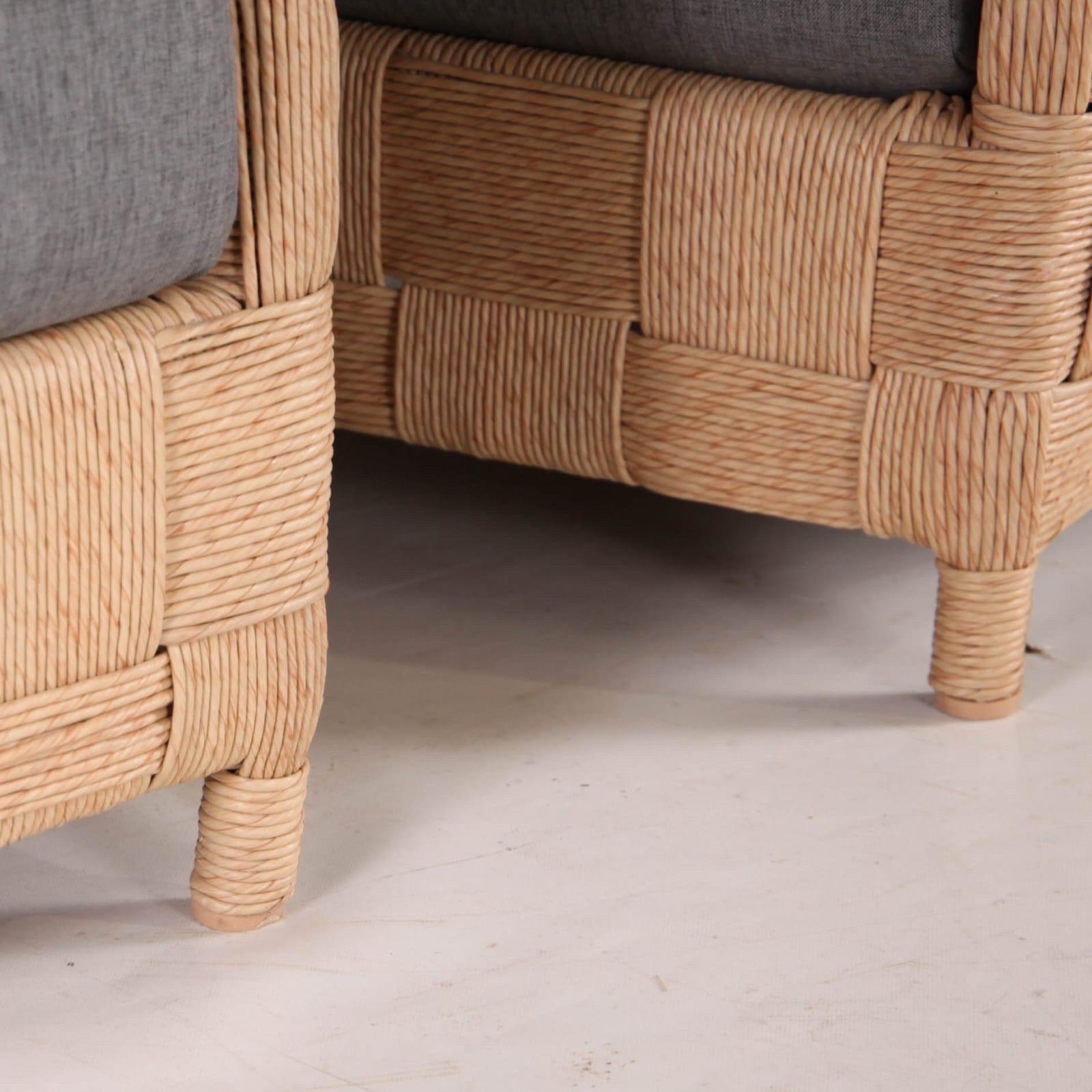 Paire de fauteuils en corde en vente 8