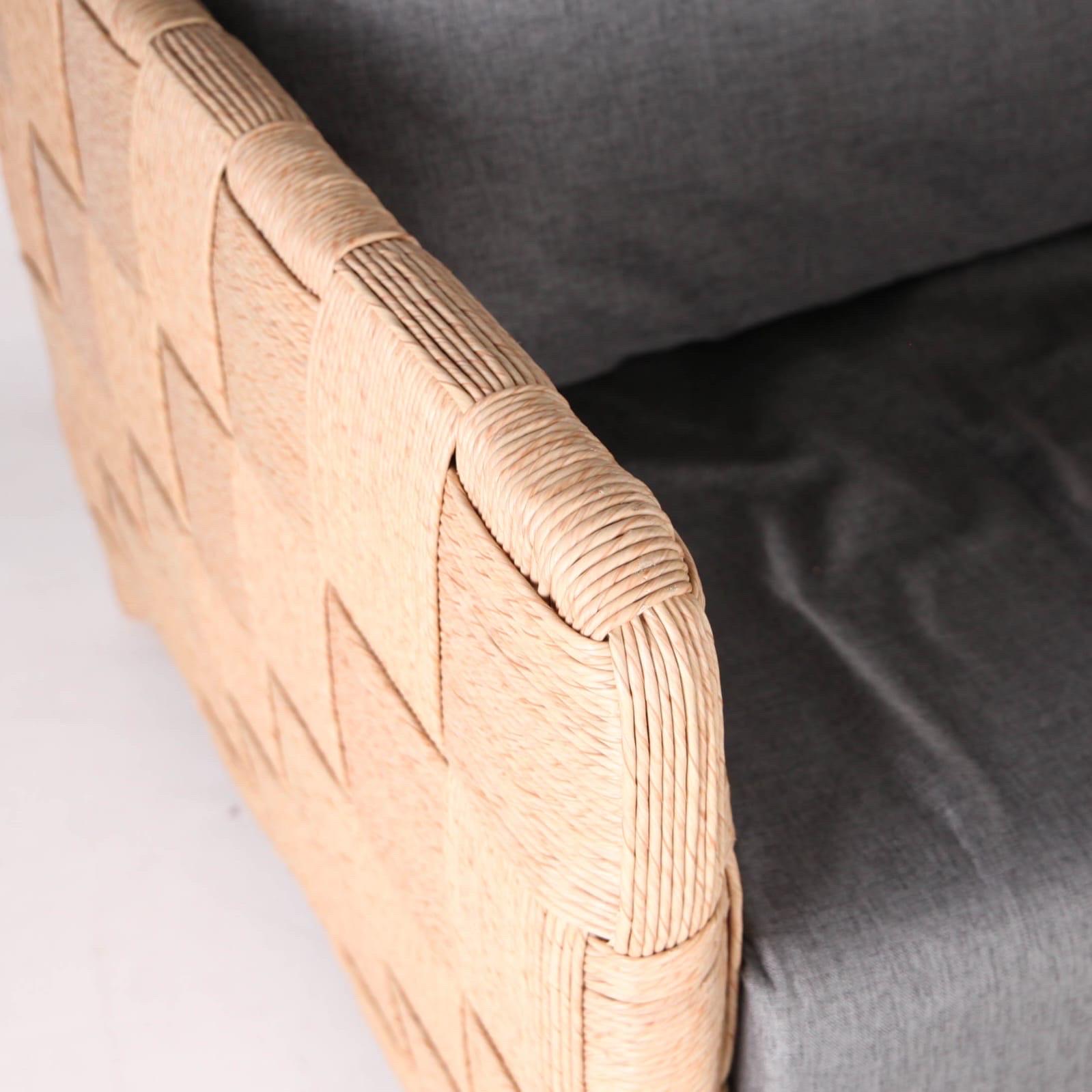 Paire de fauteuils en corde en vente 3