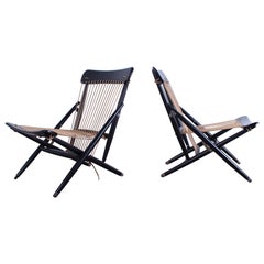Pair of Rope Chairs by Maruni of Japan