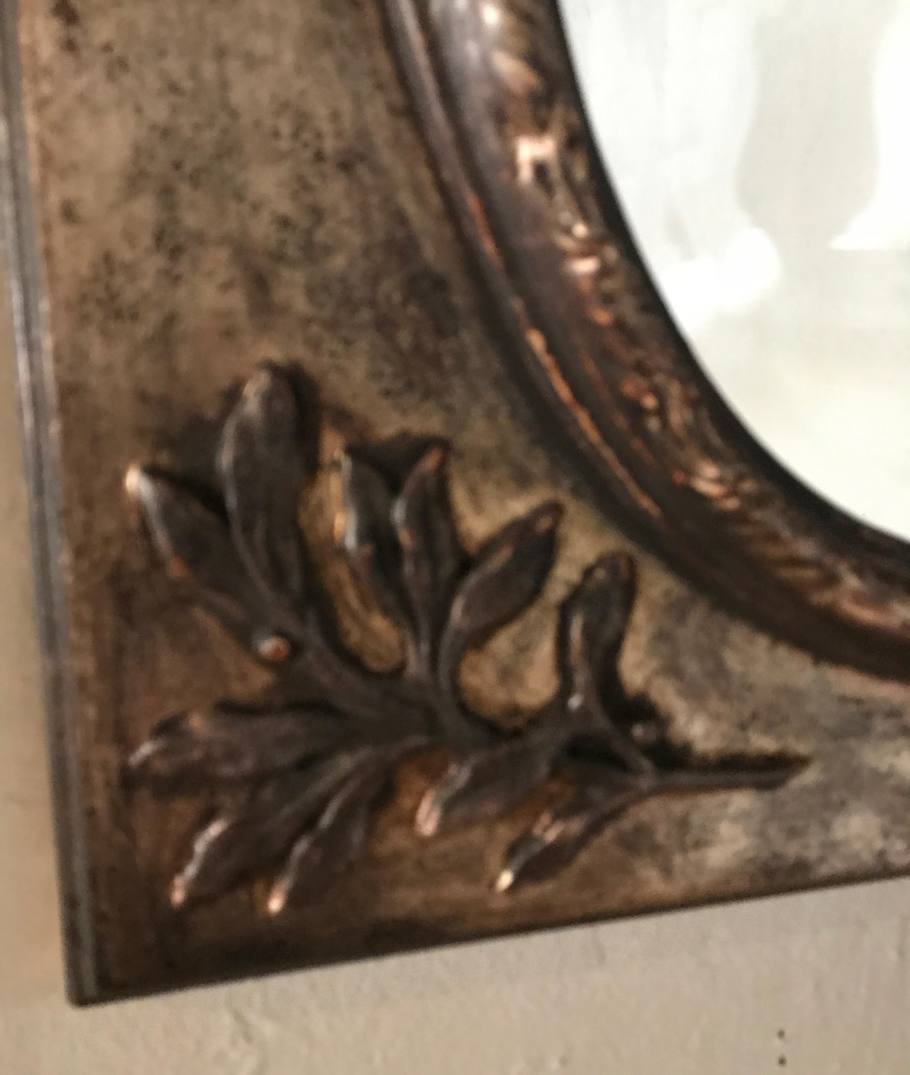 Giltwood Pair of Rope and Swag Gilt Mirrors For Sale