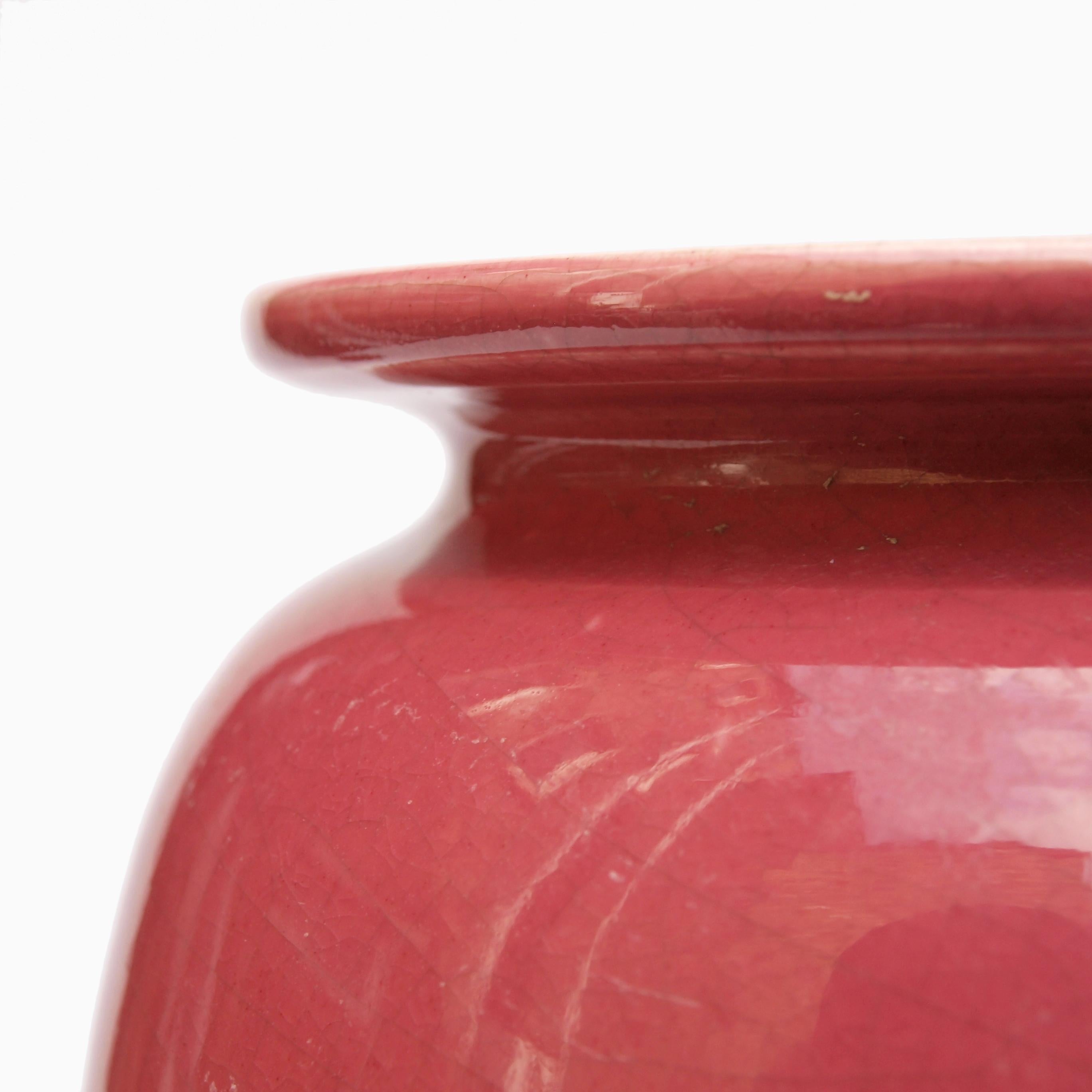 Paar rosaglasierte Christopher Dresser Vasen von Ault Pottery:: 1890er Jahre (Spätes 19. Jahrhundert)