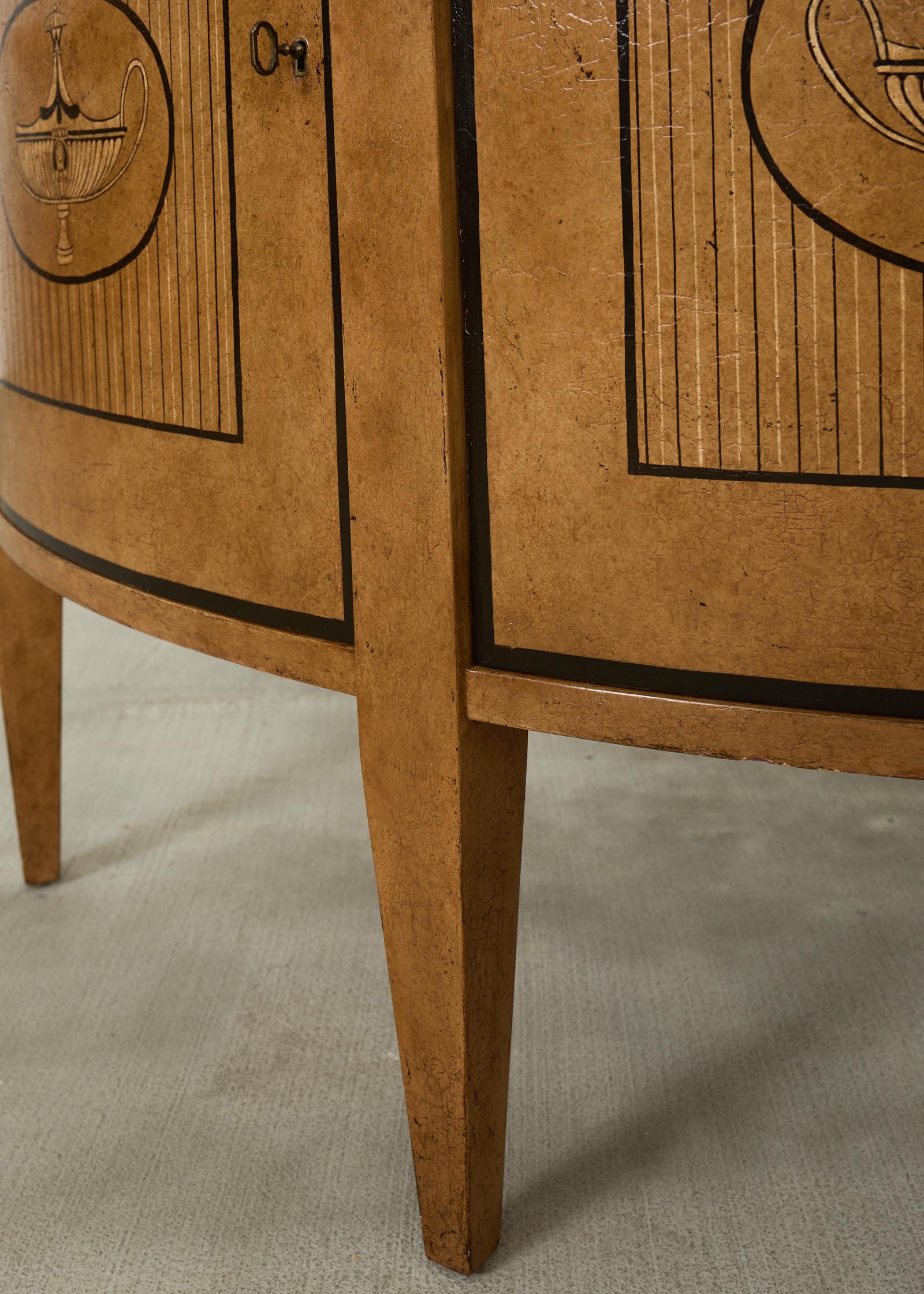 Pair of Rose Tarlow Demilune Adam Sideboard Cabinets For Sale 8