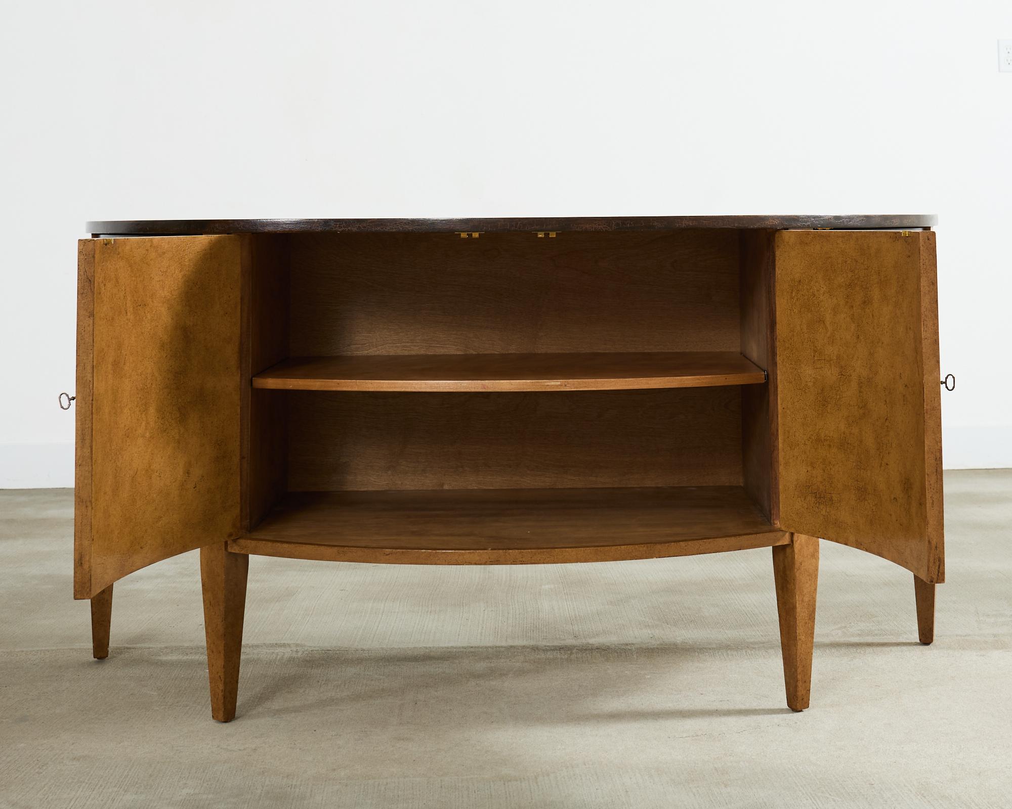 Pair of Rose Tarlow Demilune Adam Sideboard Cabinets For Sale 9