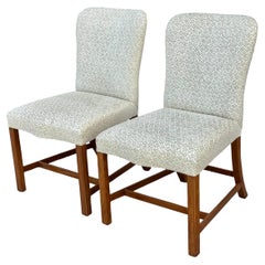 Pair of Rose Tarlow Melrose House Chippendale Mahogany Side Chairs