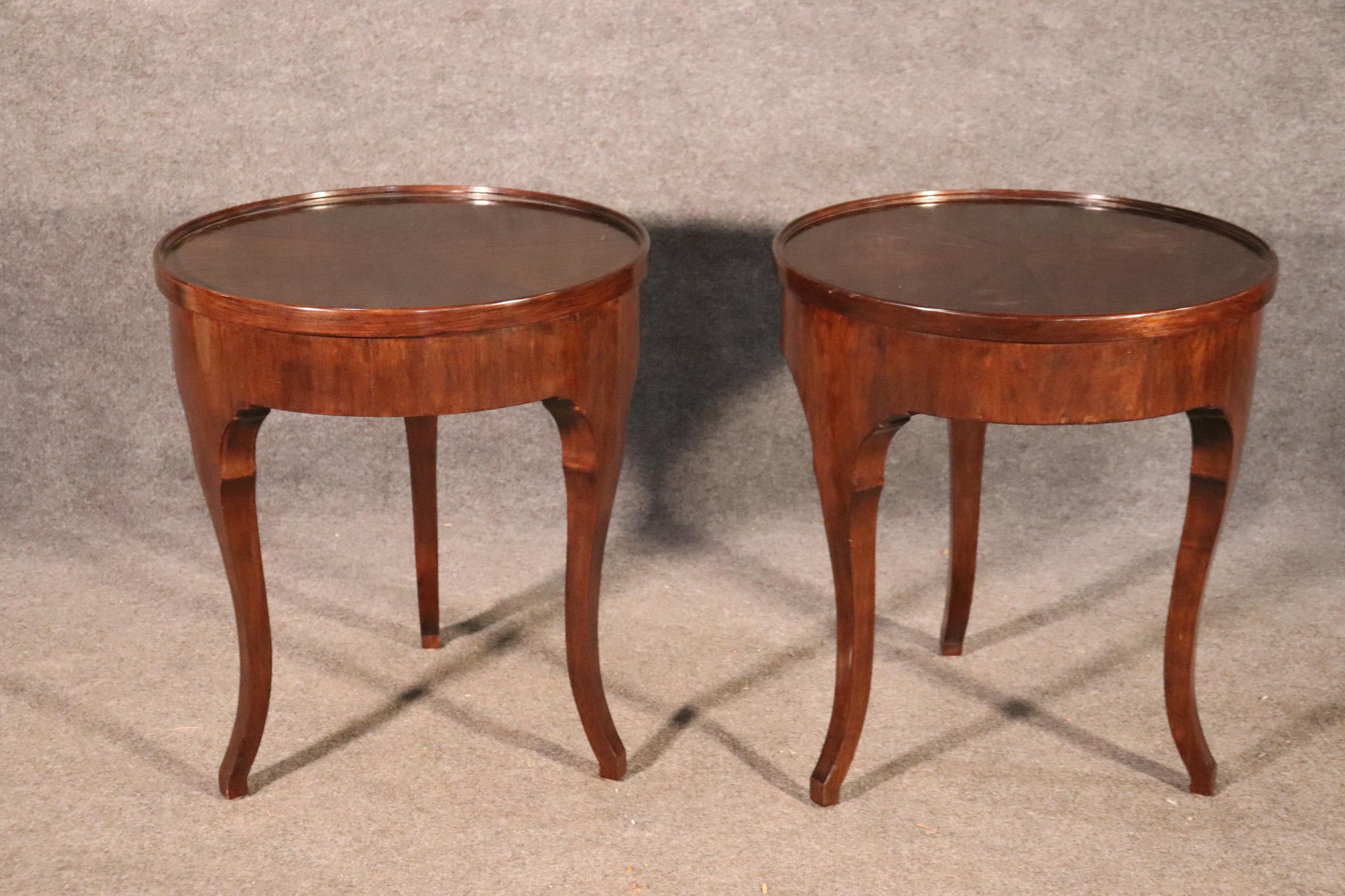 American Pair of Rose tarlow Melrose House French Art Deco Style End Side Tables