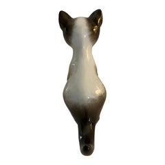 Pair of Rosenthal Cat Figurines by Fritz Heidenreich, 1930's.