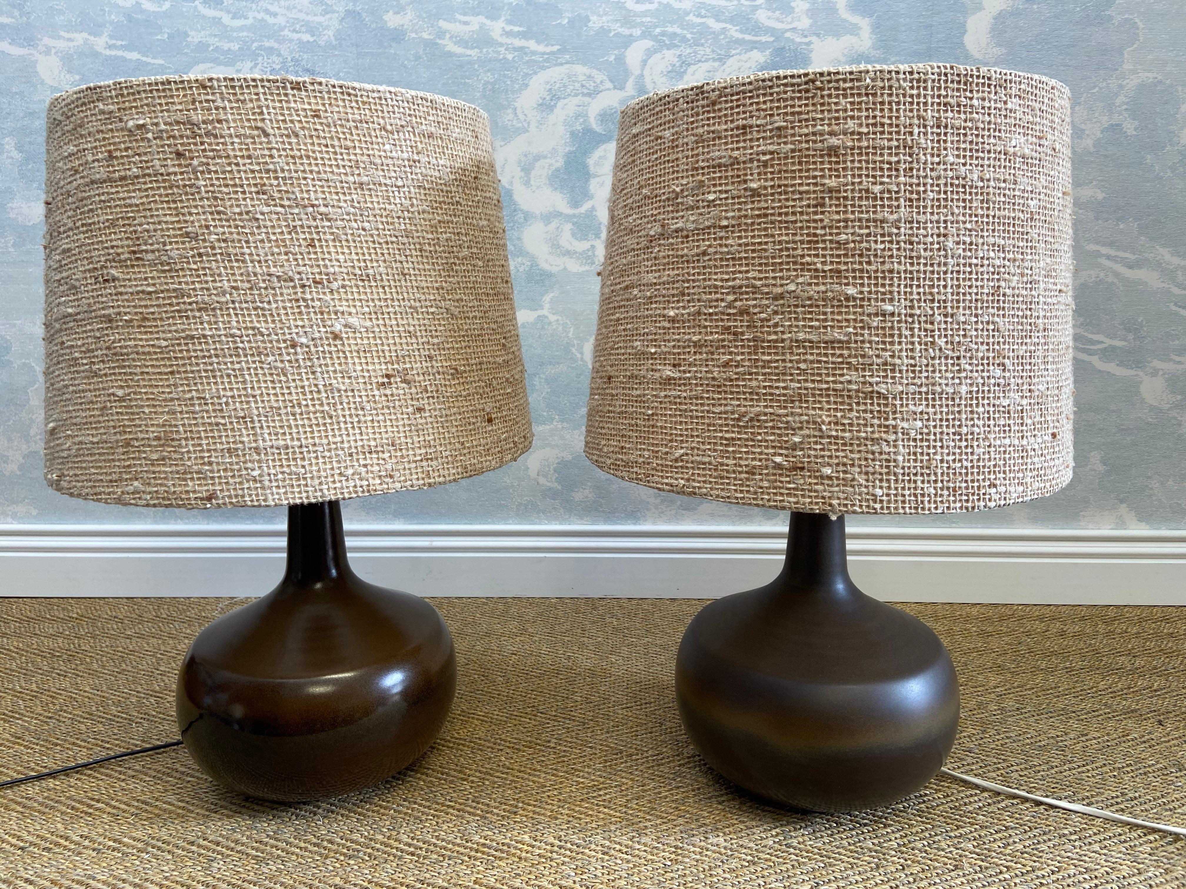 This pair of Rosenthal Studio Line Table Lamps was manufactured in Bavaria in the 1960's.

Renowned for their high quality porcelain products Rosenthal branched out into home-furnishings in the second half of the 20th century and this pair of