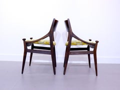 Pair of Rosewood Accent Chairs Danish, 1960's