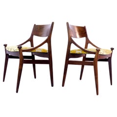 Pair of Rosewood Accent Chairs Danish, 1960's