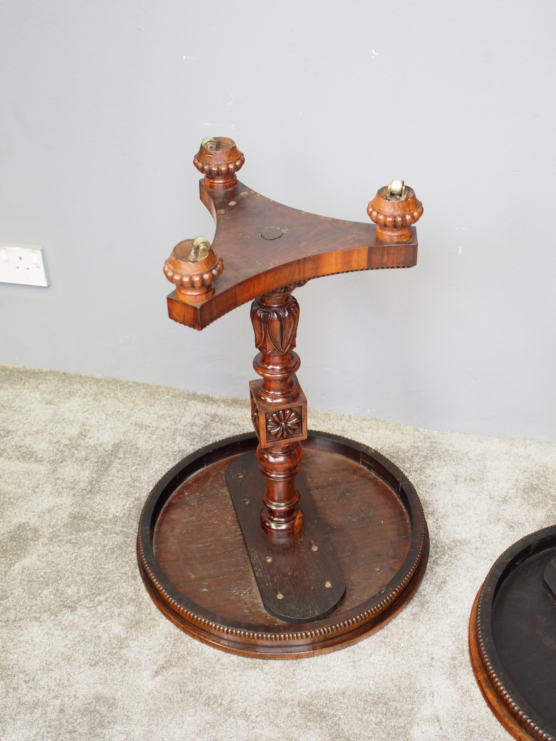 Pair of Rosewood and Goncalo Alves Occasional Tables 4