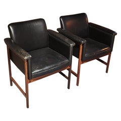 Coppia di poltrone in palissandro di Torbjorn Afdal