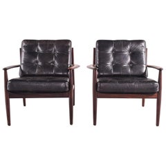 Pair of Rosewood Armchairs by Grete Jalk, Model 118 for France & Son, 1960s