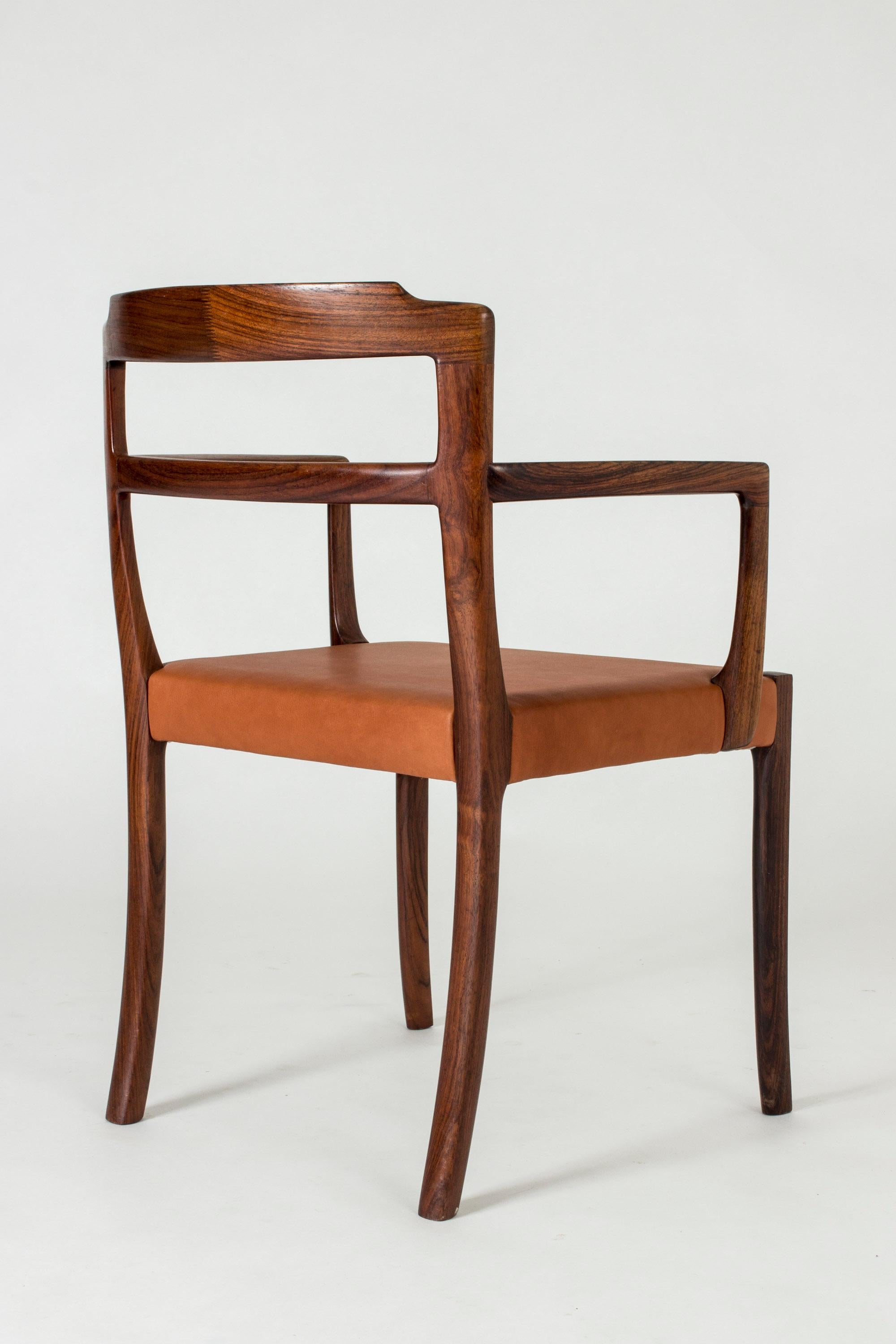 Pair of Rosewood Armchairs by Ole Wanscher for AJ Iversen 1