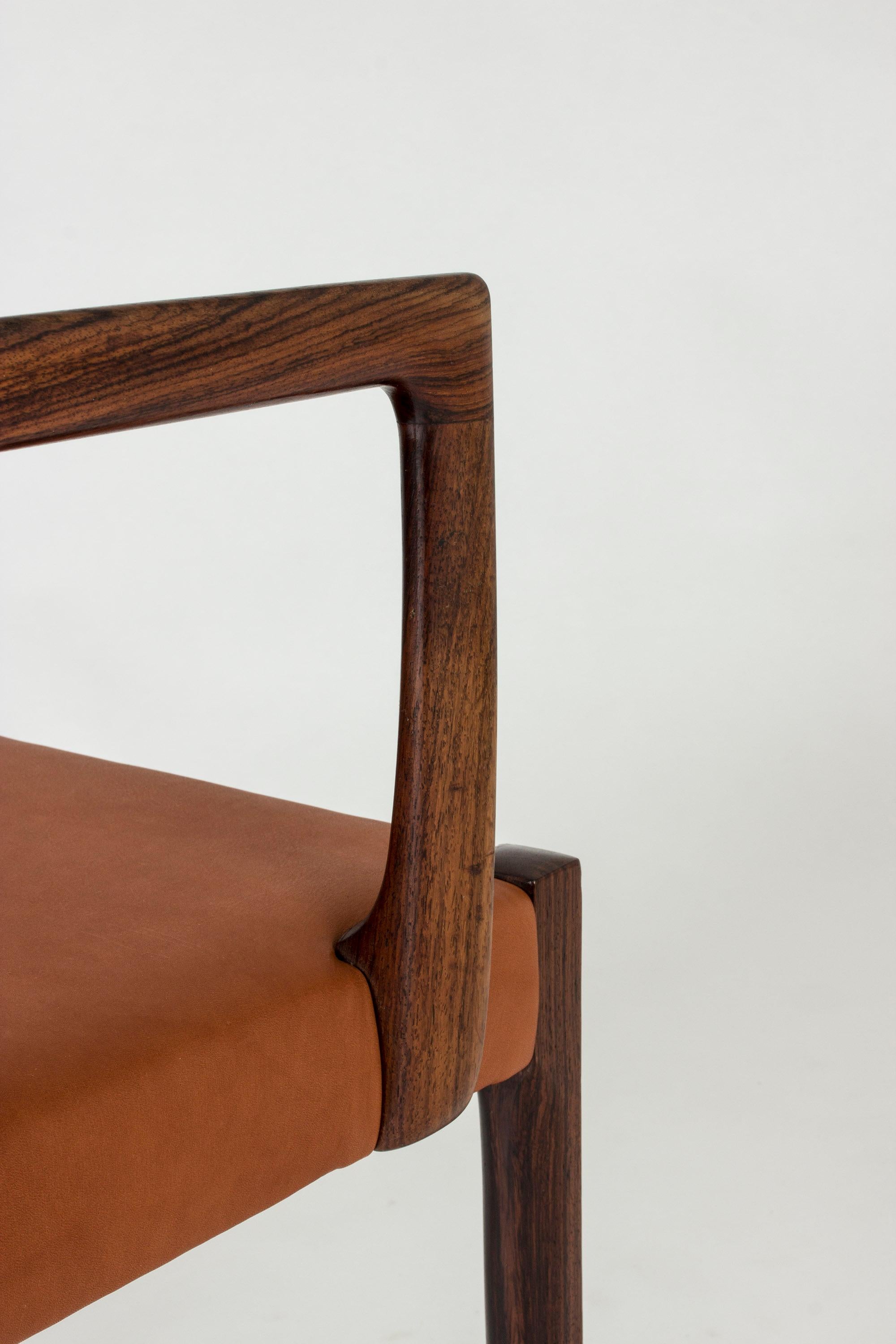 Pair of Rosewood Armchairs by Ole Wanscher for AJ Iversen 2