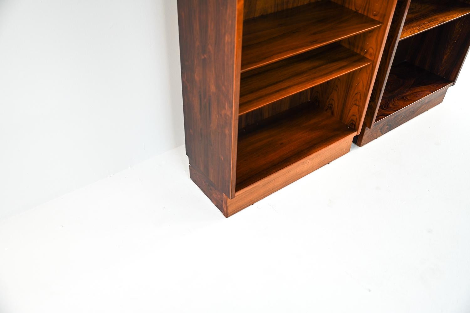 Pair of Rosewood Bookcases by Gunni Omann for Omann Jun, c. 1960's 4