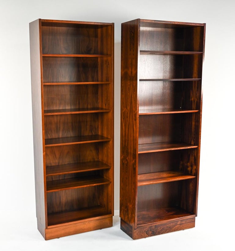Pair of Rosewood Bookcases by Gunni Omann for Omann Jun, c. 1960's at