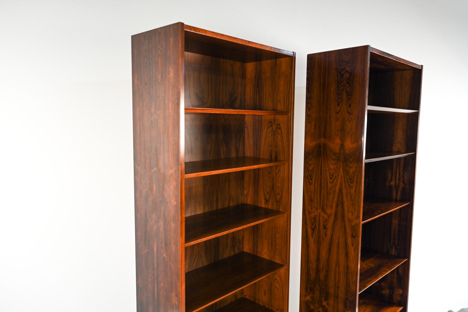 Pair of Rosewood Bookcases by Gunni Omann for Omann Jun, c. 1960's 6