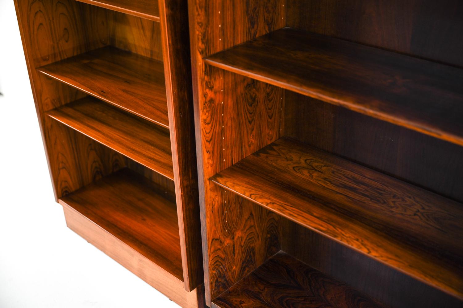 Pair of Rosewood Bookcases by Gunni Omann for Omann Jun, c. 1960's In Good Condition In Norwalk, CT