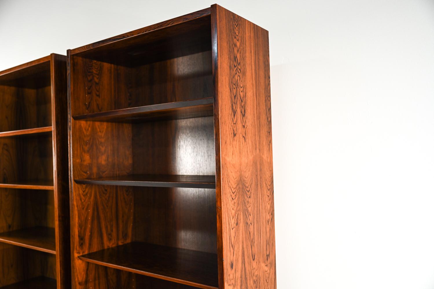 Pair of Rosewood Bookcases by Gunni Omann for Omann Jun, c. 1960's 2