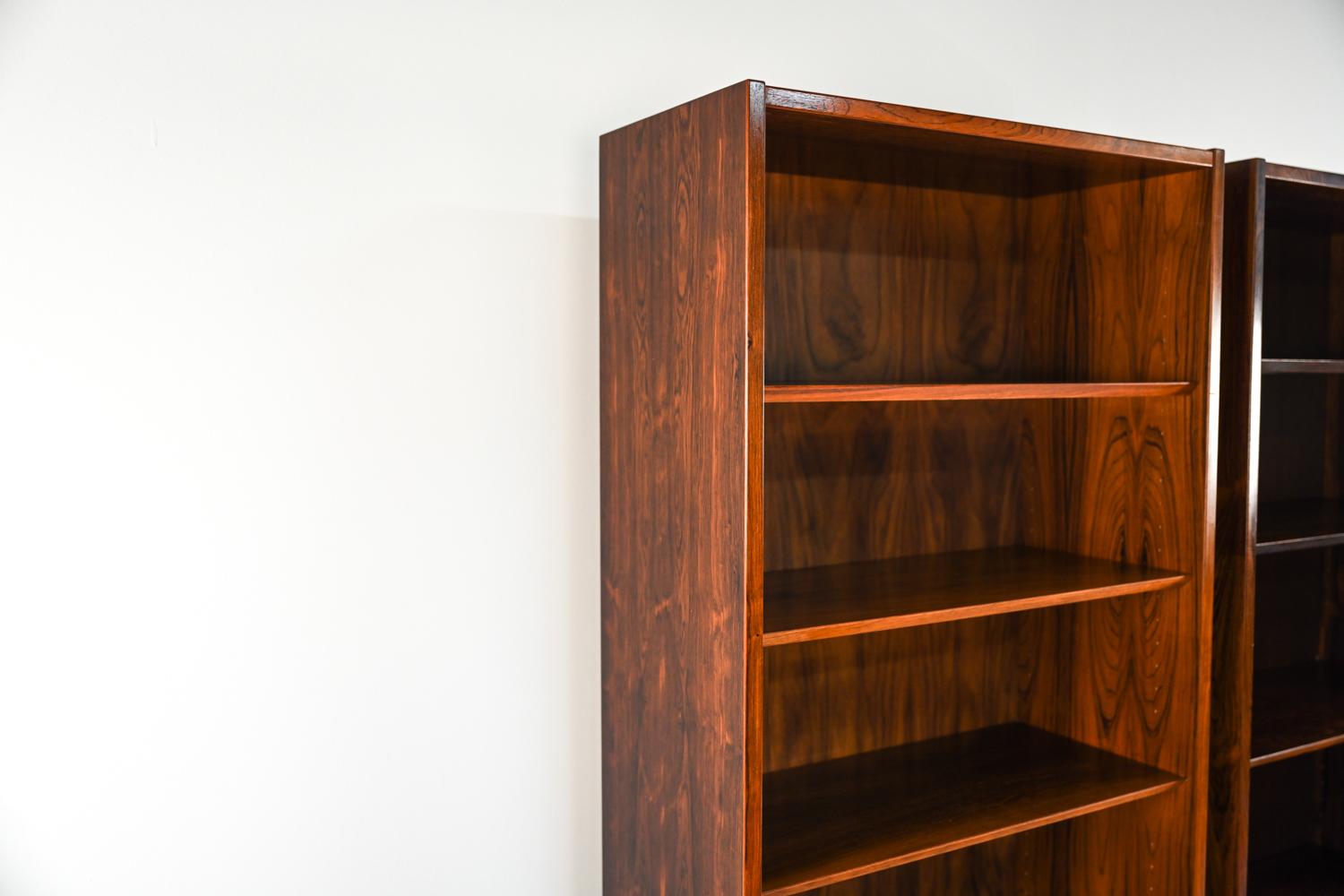 Pair of Rosewood Bookcases by Gunni Omann for Omann Jun, c. 1960's 3