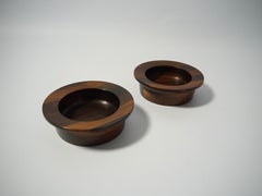 Pair of Rosewood Bowls Made for Ilums Bolighus, Denmark, 1960s