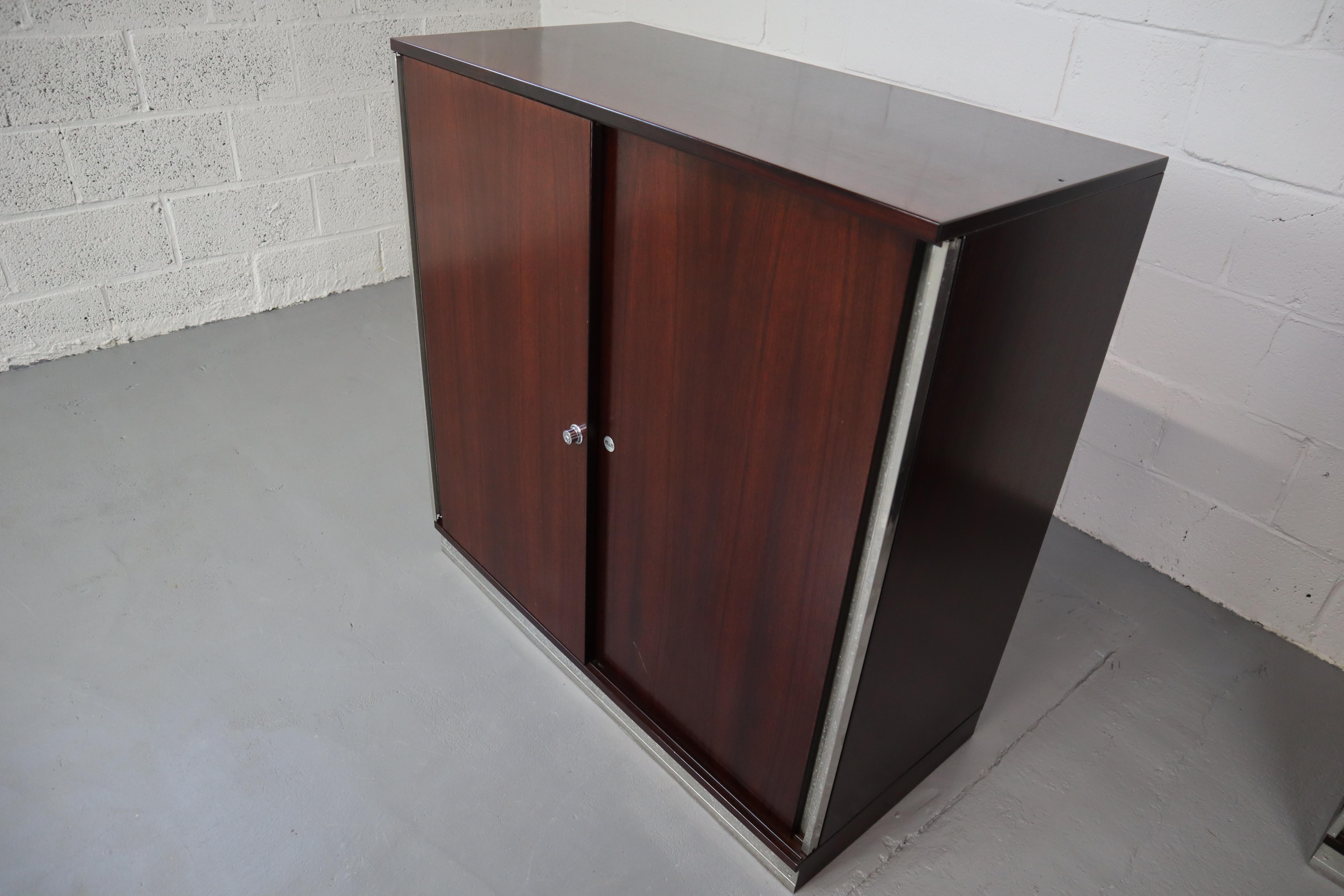 Pair of Rosewood Cabinets by Ico and Luisa Parisi for Mim Roma Italy, 1958 2