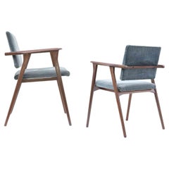 Pair of Rosewood Chairs "Luisa" by Franco Albini, 1950s