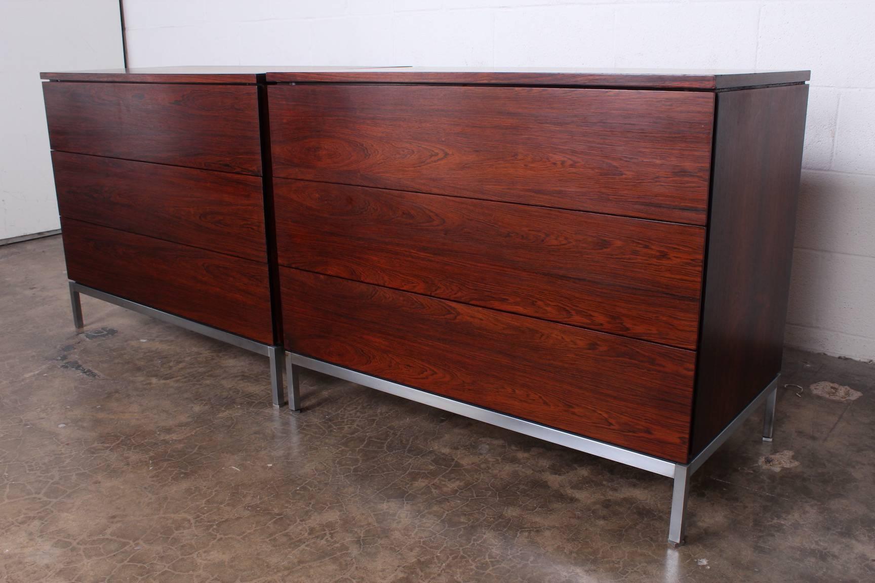 Pair of Rosewood Chests by Florence Knoll 8