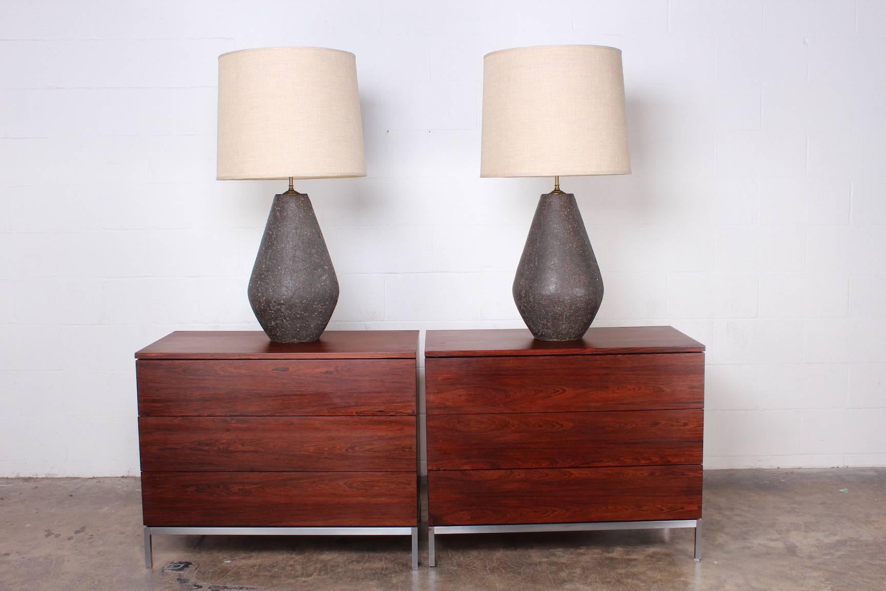 Pair of Rosewood Chests by Florence Knoll 10