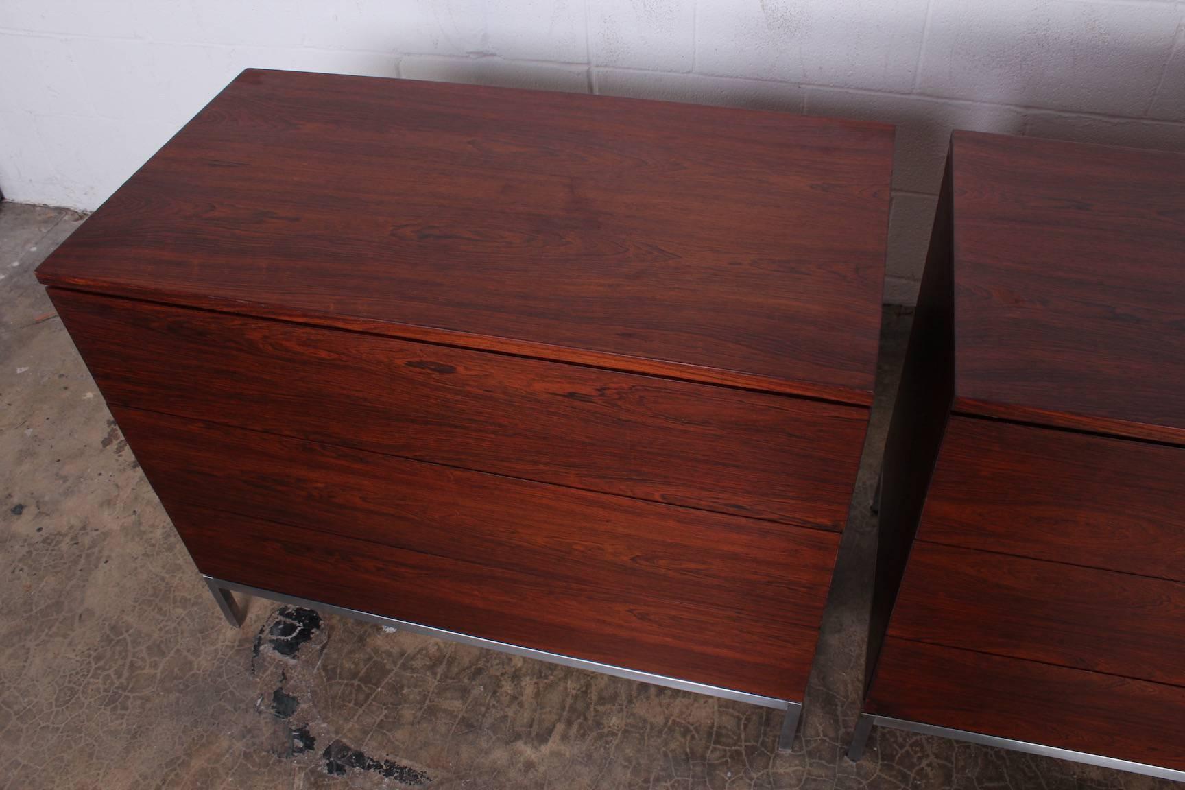 Pair of Rosewood Chests by Florence Knoll 4