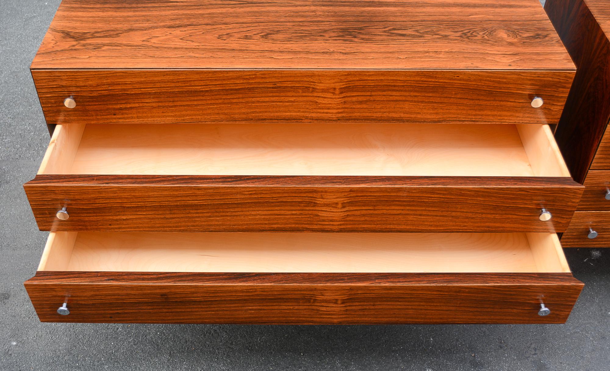 Pair of Rosewood Chests by Poul Norreklit for Sigurd Hansen For Sale 2