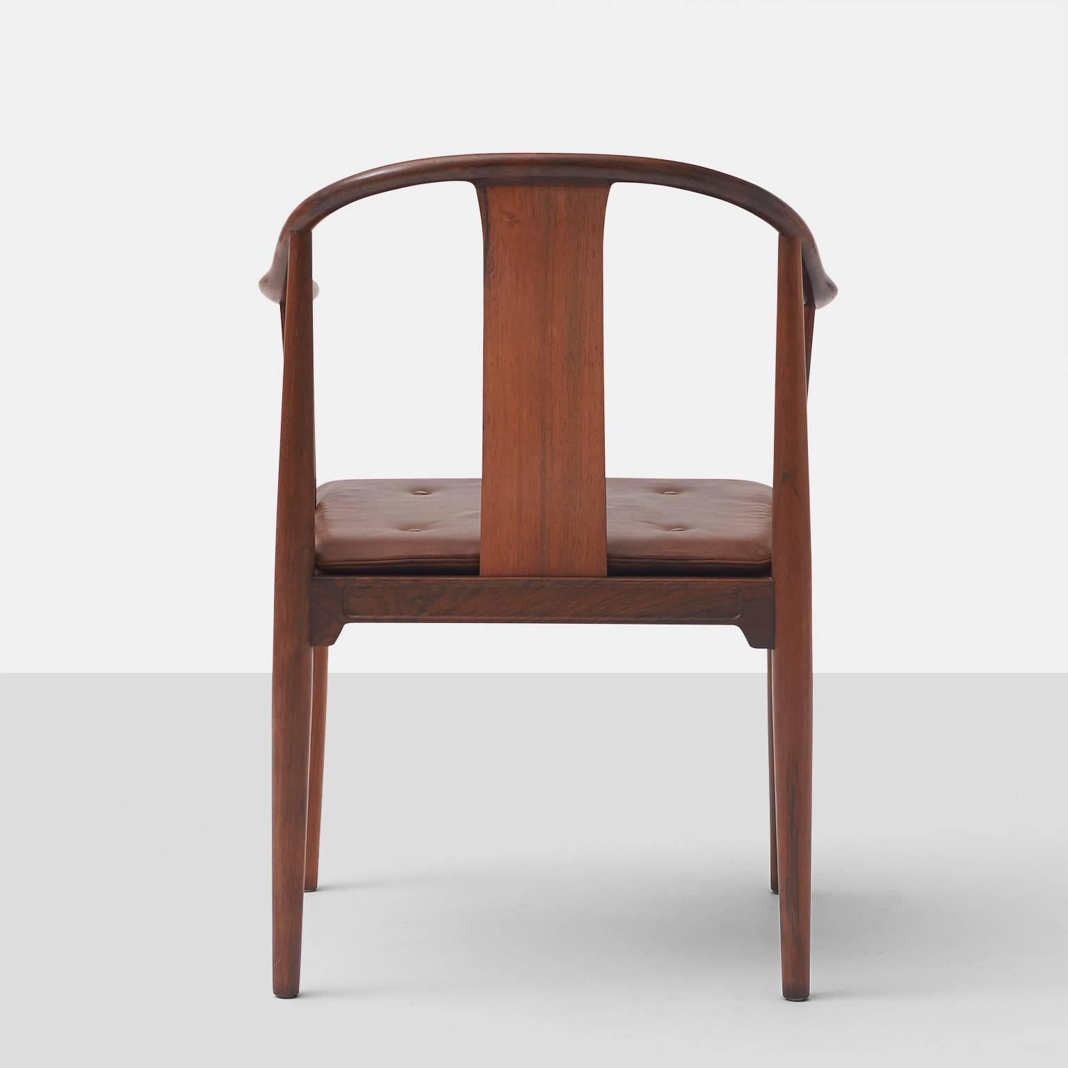 Scandinavian Modern Pair of “China” Chairs by Hans J Wegner