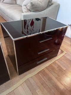 Pair of Rosewood Decca Cabinets (Side Tables or one Bar Cabinet)